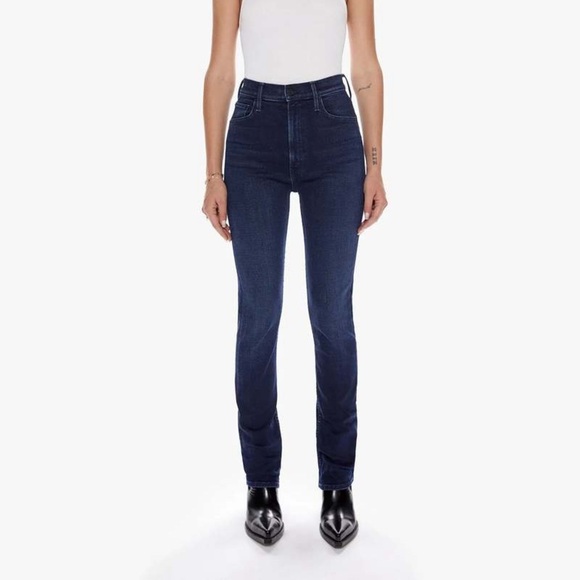 MOTHER High Waisted Rider Skimp Skinny Straight Jeans  - Catch Me If You Can - Picture 1 of 10